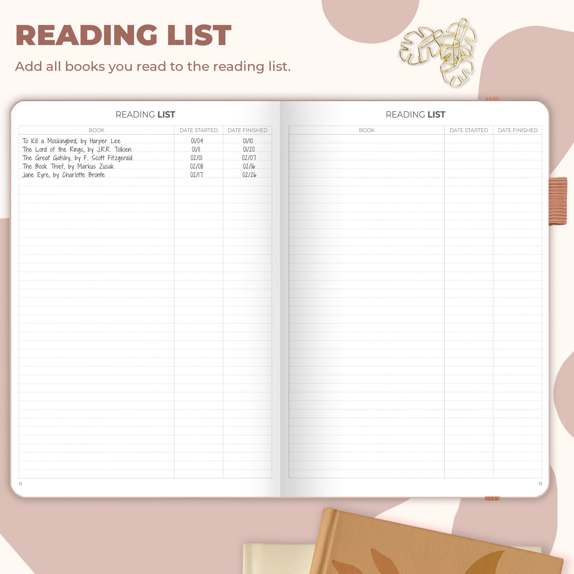 Clever Fox Reading Journal Large, Guided Book Review Log & Tracker, Gifts & Accessories for Reading Lover - Image 3