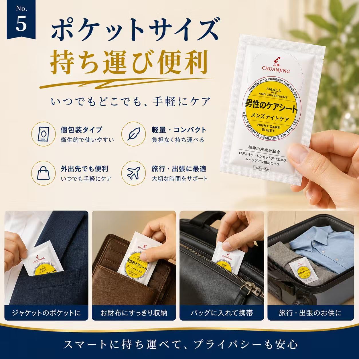 MODOO-PQB 男性の湿布 ウェットティッシュ 18個 Amazon.co.jp: メンズ
