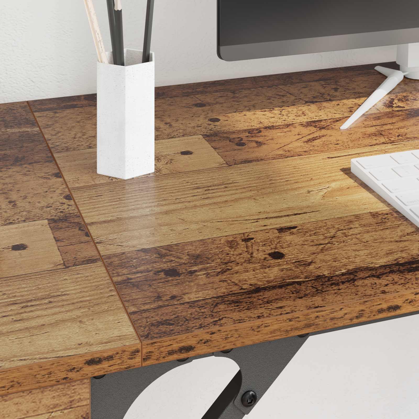 Scrivania per computer Legno Vecchio 131 x 48 x 75 cm Legno