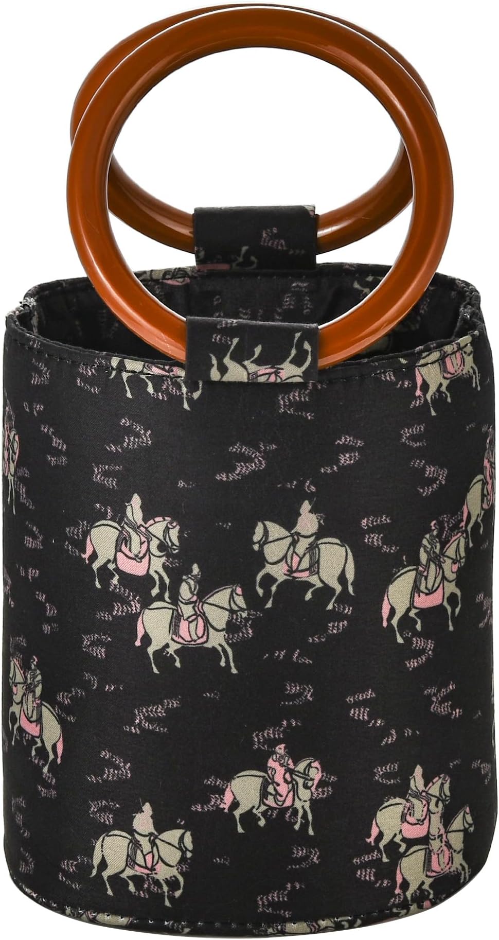 Women Chinese Trend Bucket Bag Ladies Girls Silk Handmade Top-Handle Purse Elegant Cheongsam Tote Bag With Round Handles