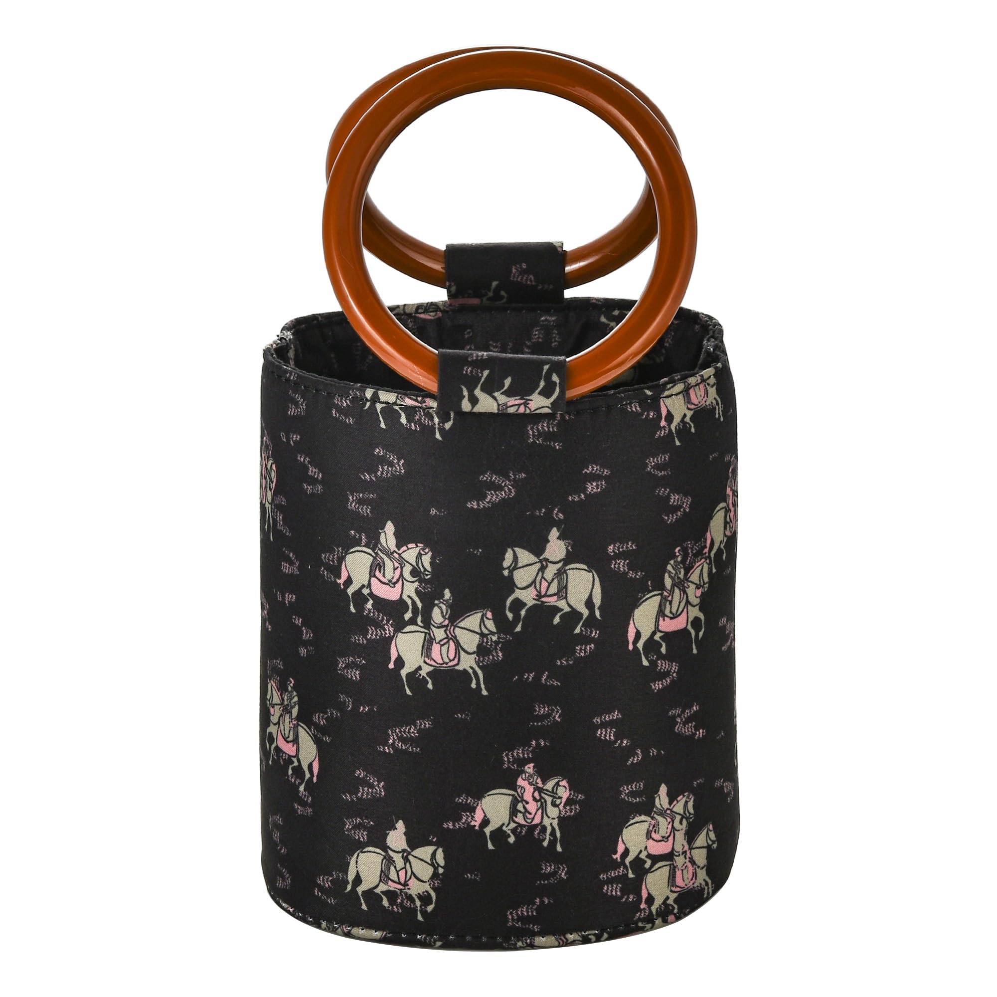 Women Chinese Trend Bucket Bag Ladies Girls Silk Handmade Top-Handle Purse Elegant Cheongsam Tote Bag With Round Handles