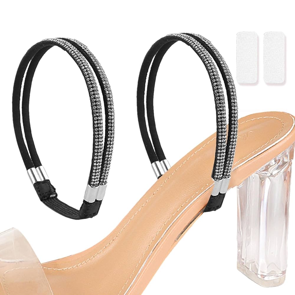 Amazon.co.jp: かかと用の靴ストラップ - 緩み防止靴紐ベルト