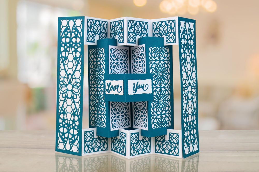 Tattered Lace Essentials Concertina Card Cutting Dies Set TLD0201 50-Dies