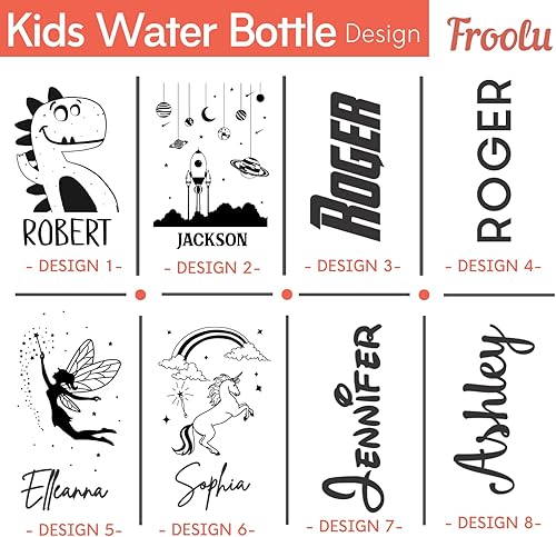 Miniatura 3 de Botella de agua personalizada de acero inoxidable, doble aislamiento al vacío, botella de hidratación térmica, frasco personalizado de 30 onzas,