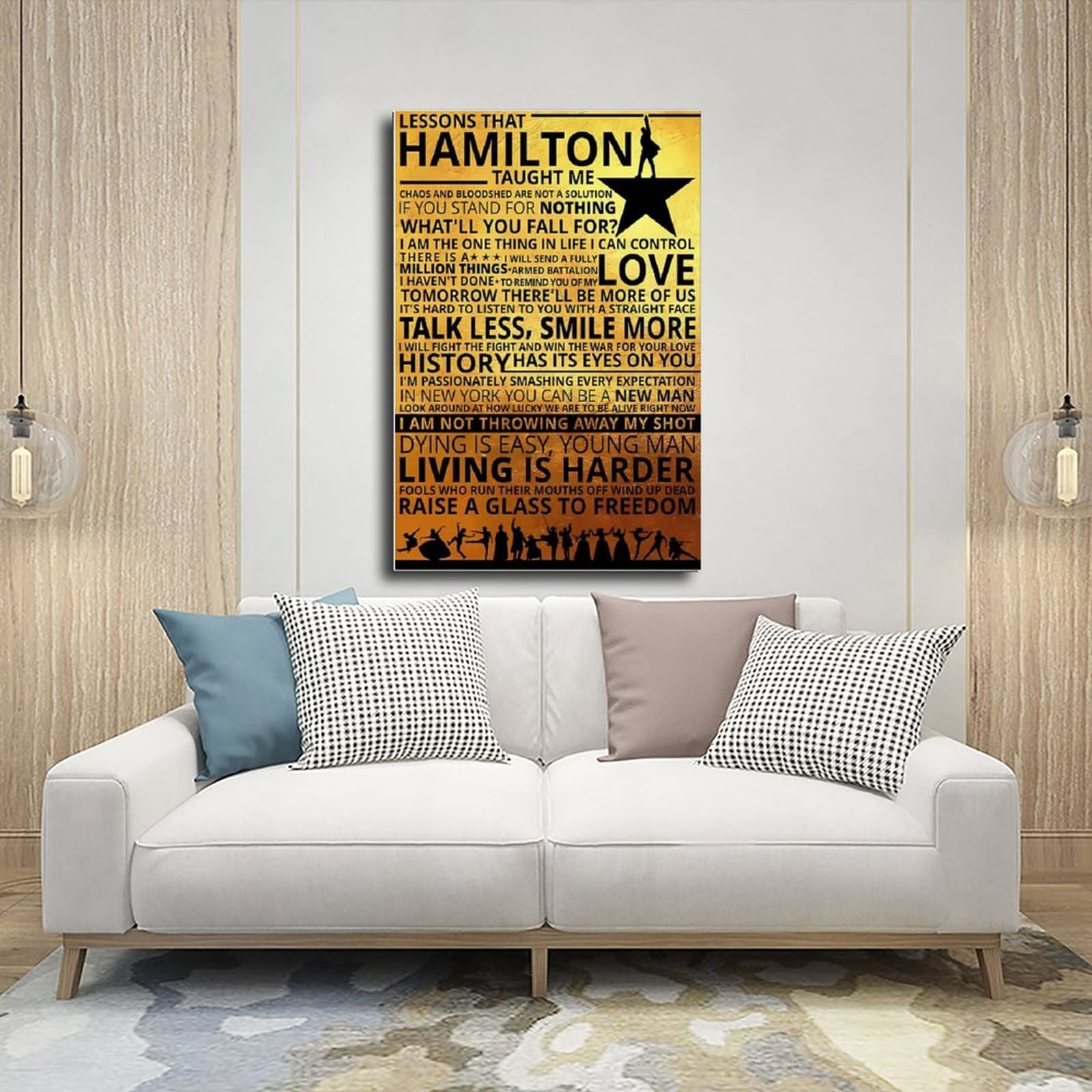 Rikcat Coobal Hamilton Musicalbroadway Artworks Canvas Poster