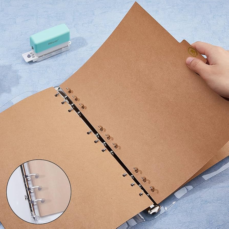 Plastic Comb Binder Rings PVC Plastic Binder Comb Coil Loose-Leaf A4