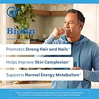 Vista 7 de Doctor's Best Biotina para apoyar el cabello, la piel, las uñas, 120
