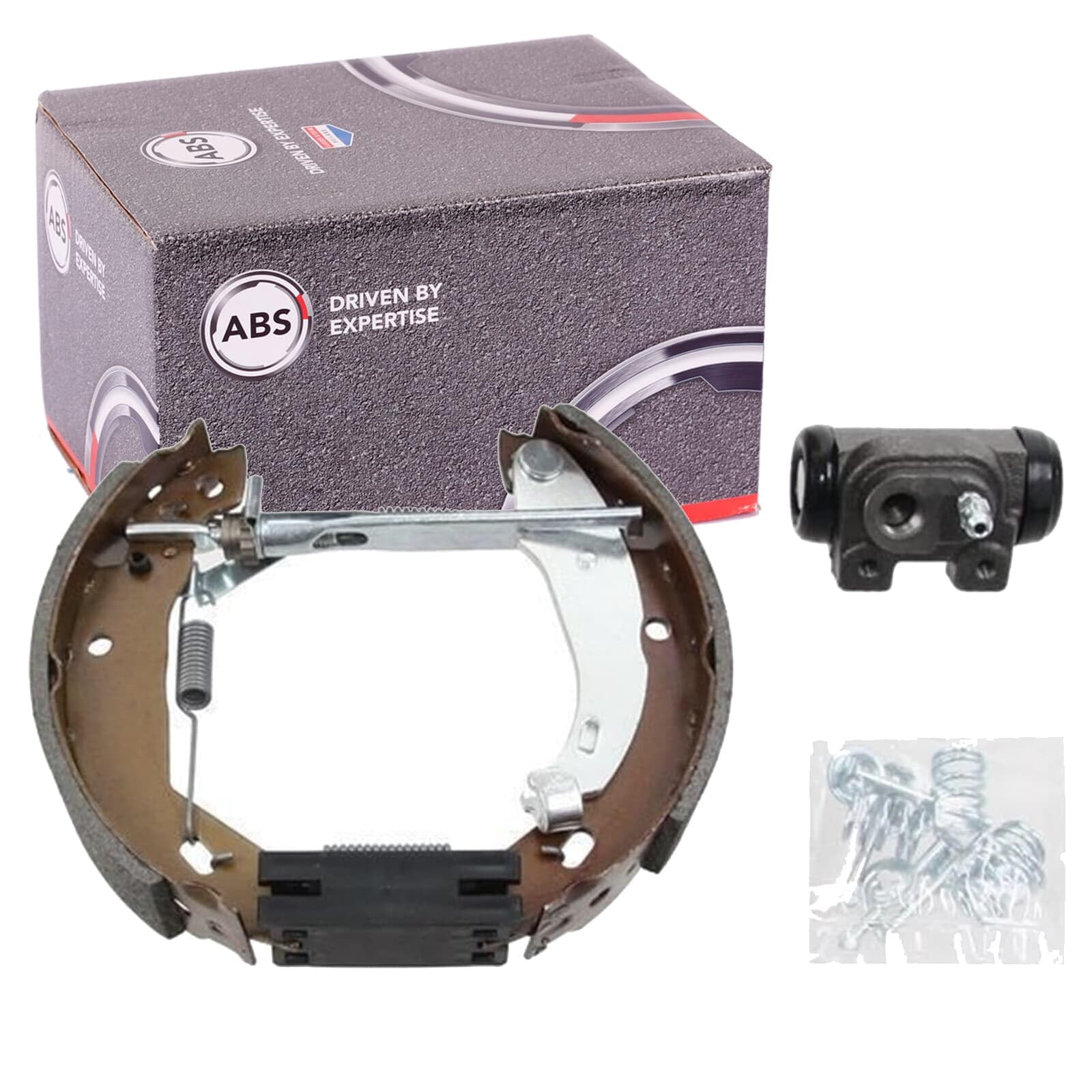 A.B.S. 111403 Kit de freins à tambour avec cylindre de roue avec accessoires Arrière
