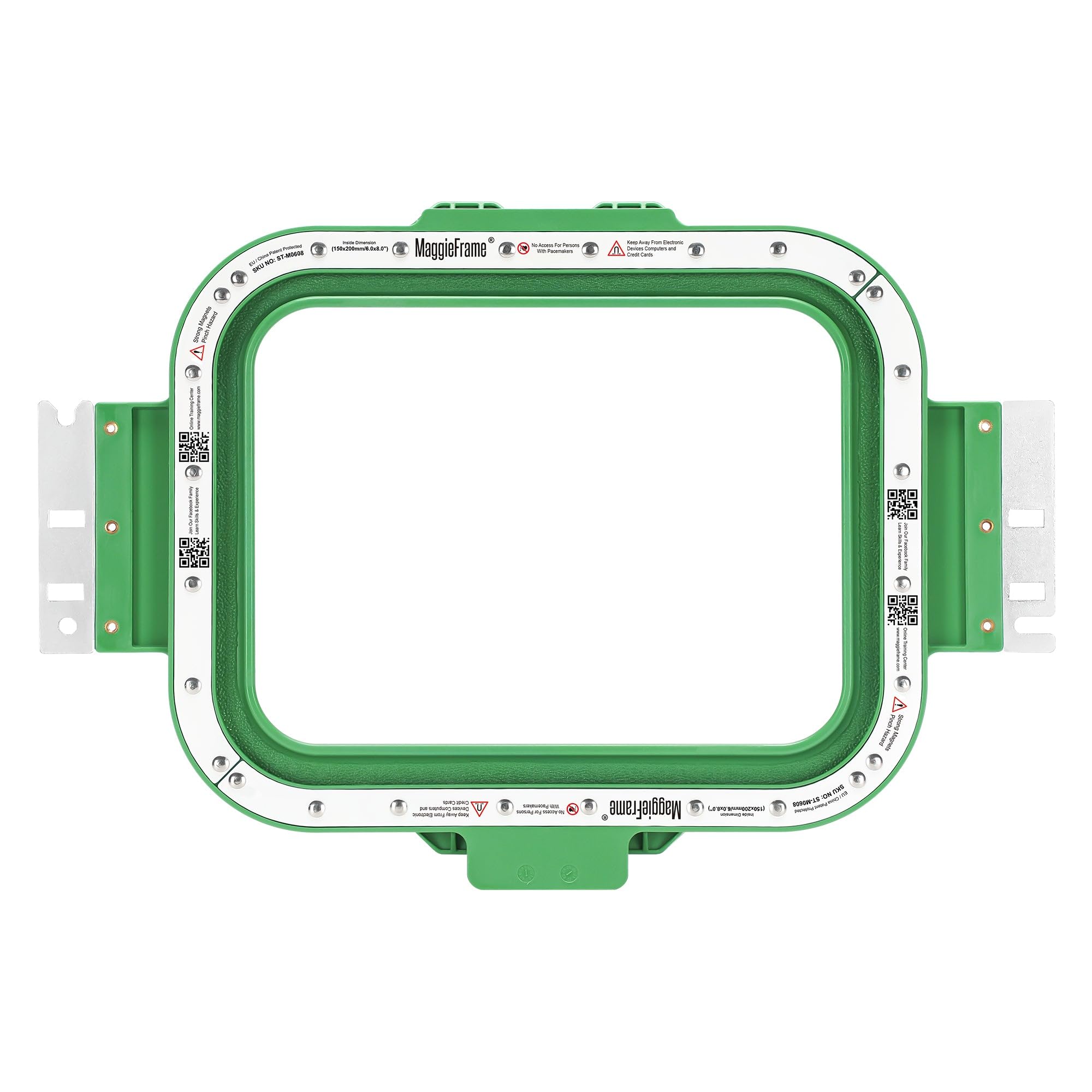 Brewland Bastidor de bordado magnético 150x200mm para Janome MB7 MB4S MB4 | Compatible con Janome MB7S; 6x8inch