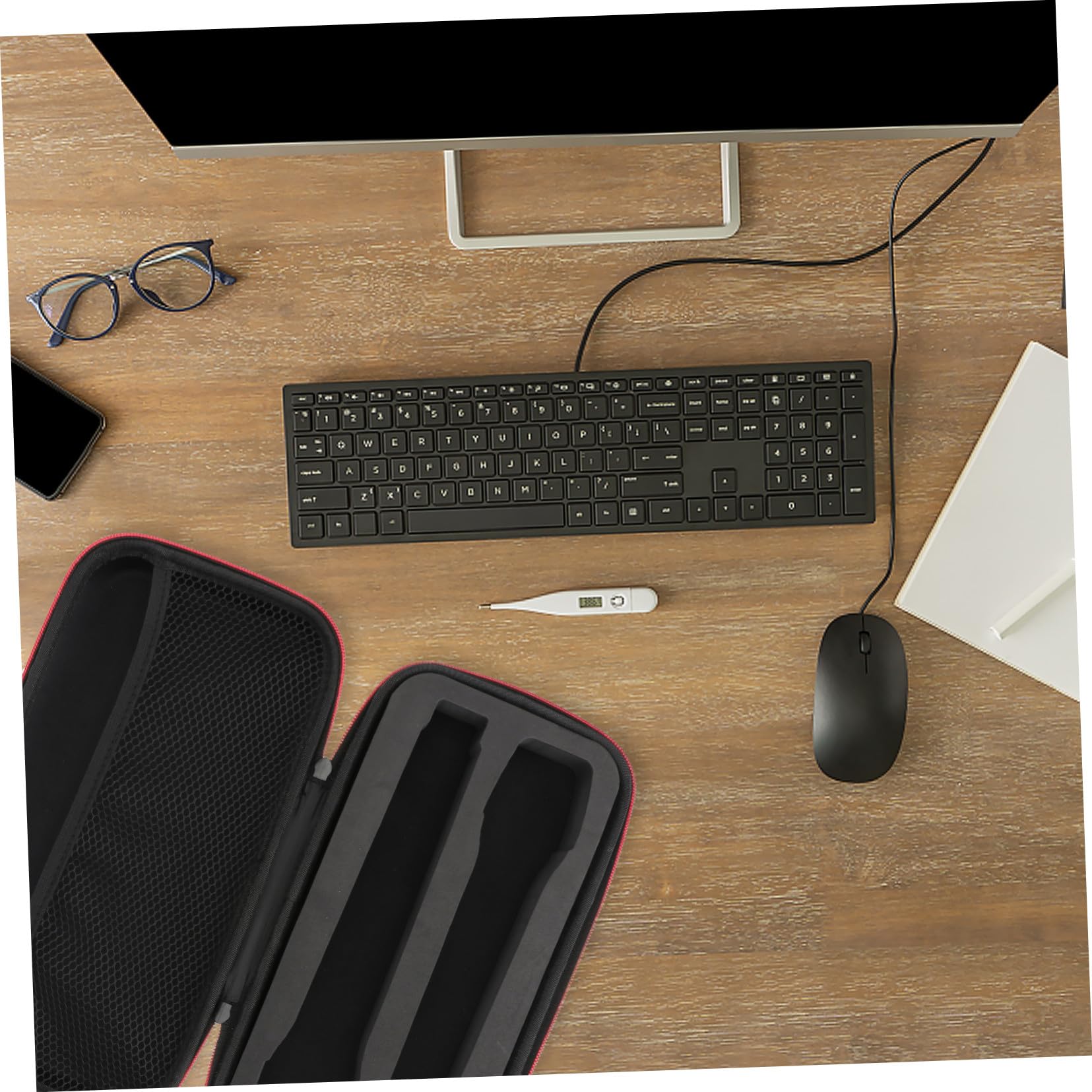 Tofficu Bolsa Protectora Portátil para Teclado Funda Acolchada Resistente Golpes y Desgaste Compatible con Teclados Diseño Compacto para Transporte Fácil