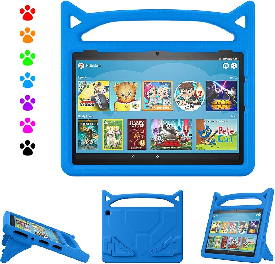 Amazon.com: Fire HD 10 Tablet Case,Amazon Fire Tablet 10 Case Kids