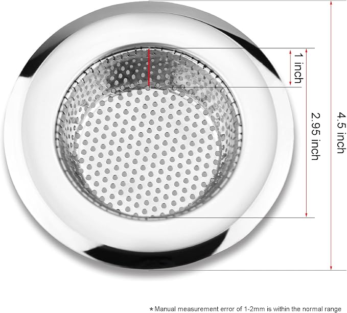 Set de 2 coladores de acero inoxidable para cocina miniatura 2