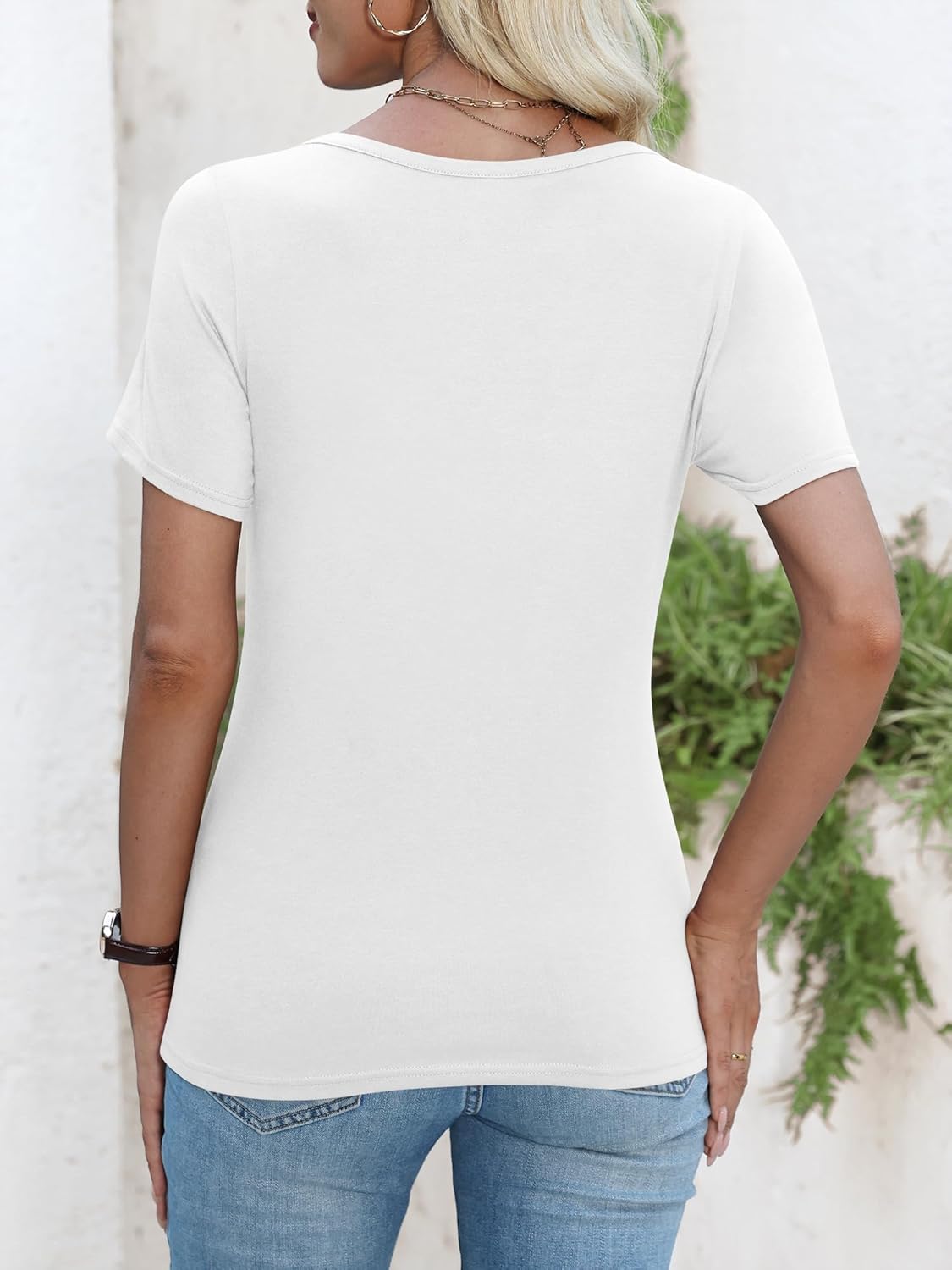 ANRABESS Womens Boat Neck Tops Short Sleeve T-Shirts Causal Fashion Tee Shirts 2026 Summer Spring Clothes - Image 6