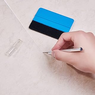 Volcanics Window Tint Kit Window Film Installation Wrap Tools Vinyl Squeegee Hobby Knife Set Wallpaper Smoothing Tool Craft Knife for Installing Contact Paper, Self-Adhesive Film, Car Window Film