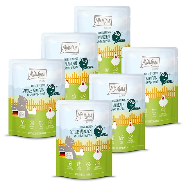 MjAMjAM - Comida húmeda Premium para Gatos - Quetschie
