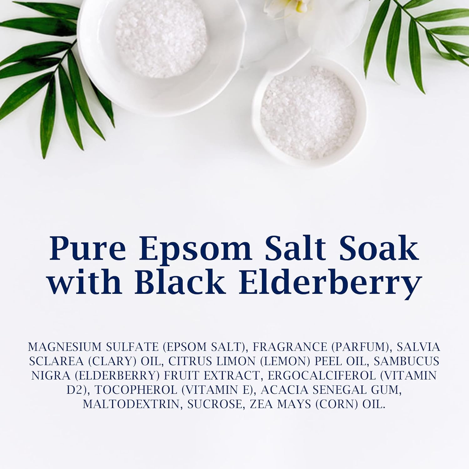 Dr Teal's Pure Epsom Salt Soak, Black Elderberry with Vitamin D, 3 Pound(48 Ounce) : Beauty & Personal Care