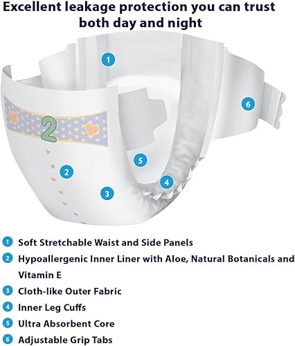 Miniatura 10 de Cuties, Pañales para bebés, CR1001, 1, 4