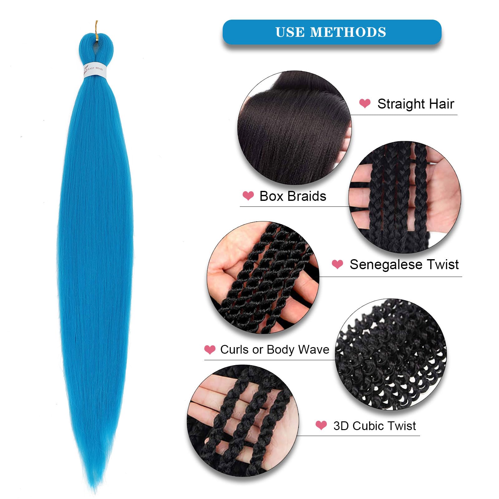 Easy Braid Pre stretched Braiding Hair Extensions - Image 4