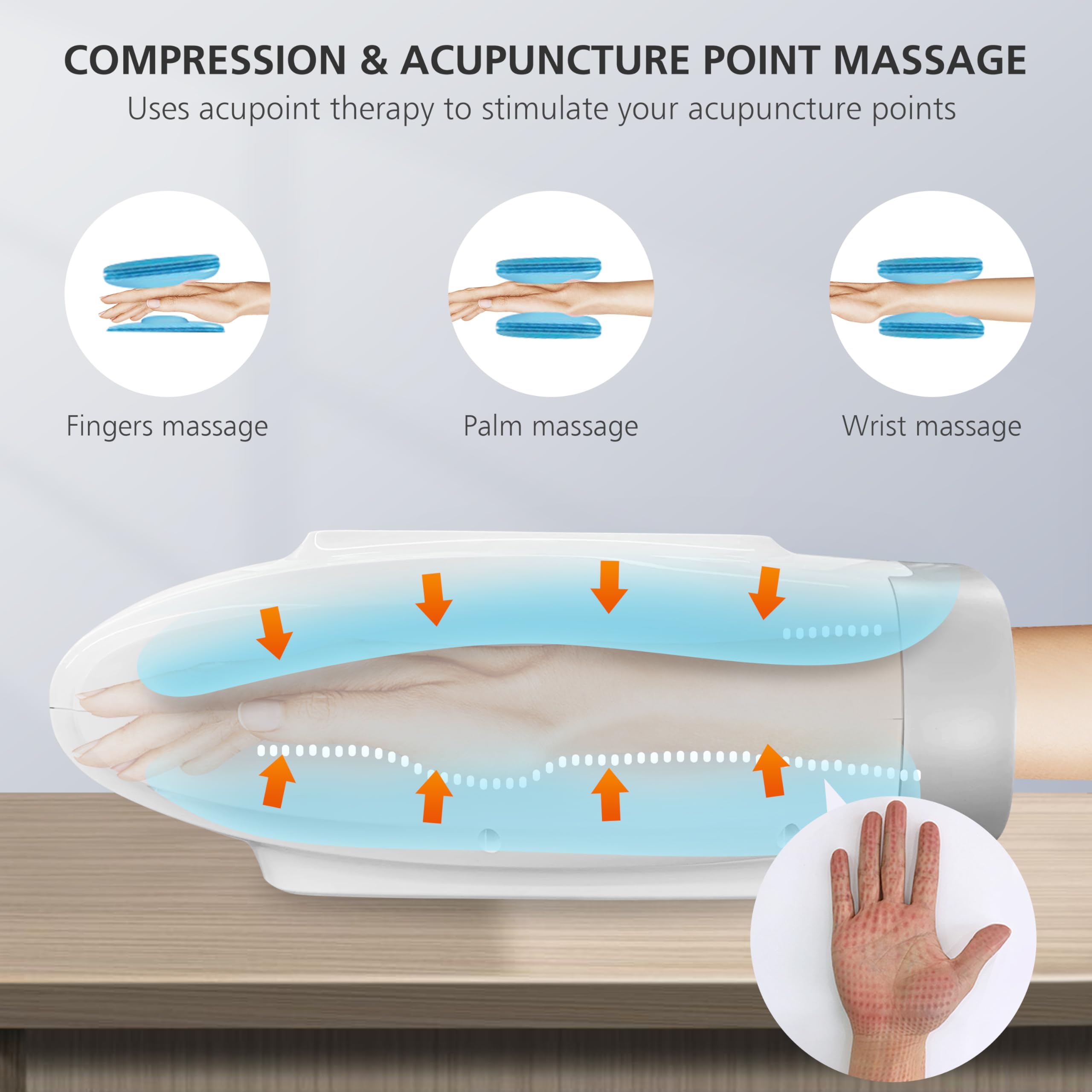 Snailax Hand Massager with Heat and Compression, Vibration, Cordless Hand Massager for Arthristis, Carpal Tunnel, Gifts for Women, Men, Mom(): Sl-488