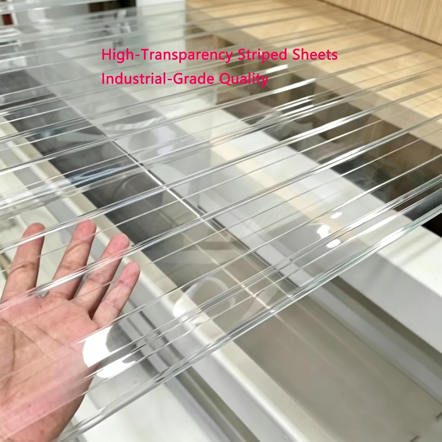 3pcs 1mm C Polycarbonate Sheets - UV Resistant Waterproof Flexible Roof Panels for Greenhouse & Outdoor Plant Protection, Durable & Lightweight
