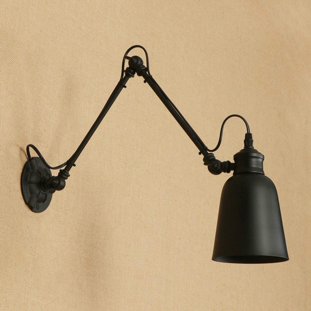 Lot De 2 Moderne Applique Murale Industrielle En Métal Luminaires E27 Edison Loft Lampe Rose Fonce