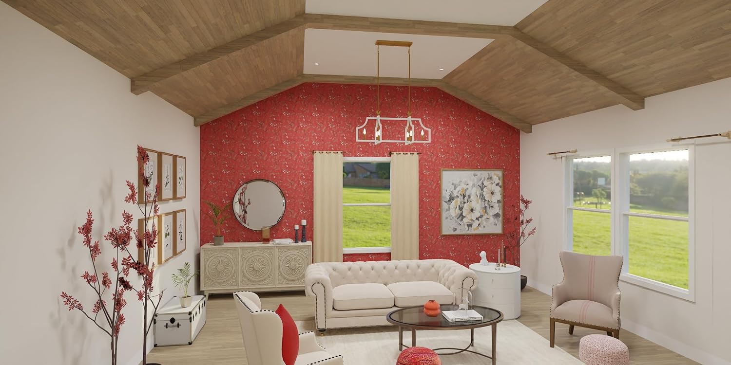 Quoizel Dusty Lane 6-Light White Linear Chandelier