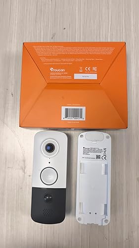 Miniatura 9 de TOUCAN Cámara de timbre, timbre de video con timbre, conversación de 2 vías, WiFi de 2.4 GHz, visión nocturna, detección de movimiento PIR,