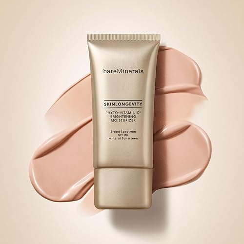 Miniatura 5 de bareMinerals Skinlongevity Phyto-Vitamin C - Hidratante iluminador mineral SPF 30, hidratante facial diario iluminador + crema para el cuello