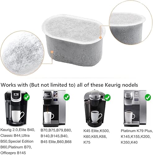 Miniatura 3 de Filtros de agua de carbón de repuesto de Housewares Solutions, paquete de 6