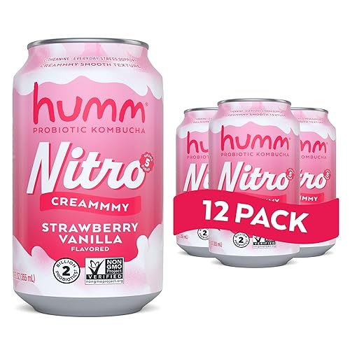 Miniatura 37 de Humm Paquete variado de refrescos probióticos espumosos, crema de limón y bayas, cero azúcar, cero calorías, 2 mil millones de probióticos, vitamina