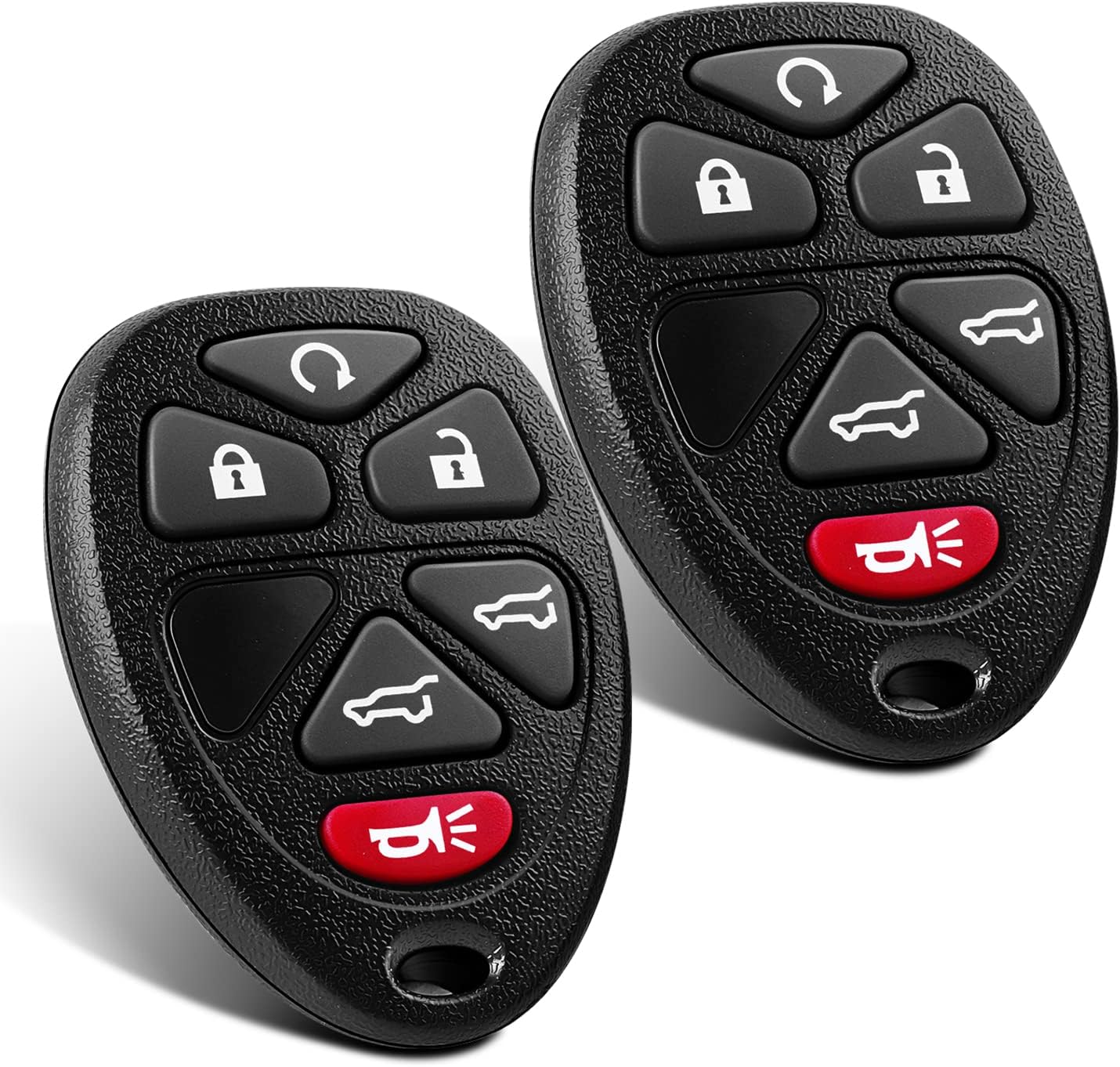 Self-Programming Replacement Keyless Entry Fits for Chevy Tahoe Suburban GMC Yukon (1500 and 2500) Cadillac Escalade ESV/EXT 2007 2008 2009 2010 2011 2012 2013 2014 Remote Fob P/N:15913427(Pack of 2)