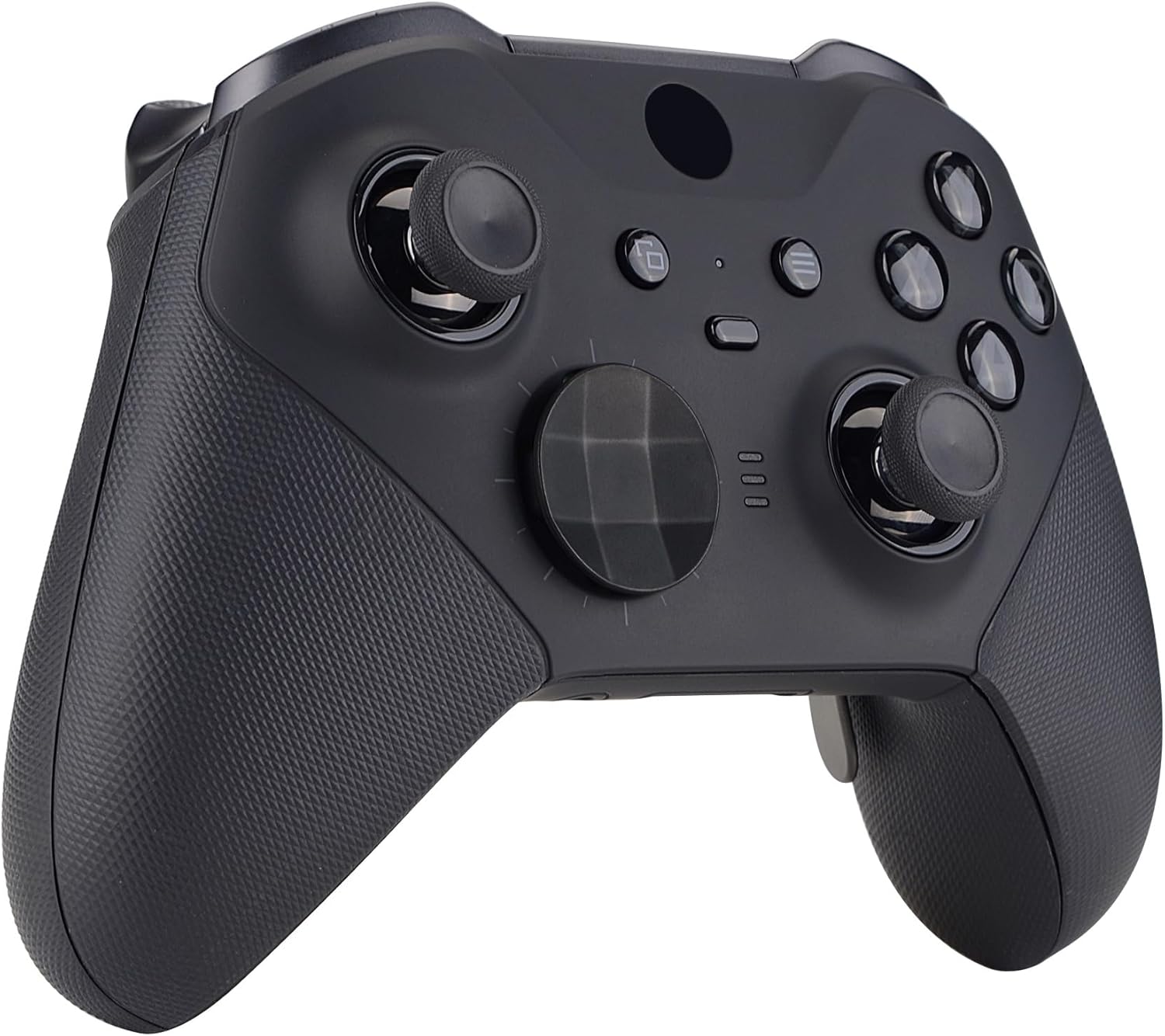 eXtremeRate 3 in 1 Magnetic Metal Black Stainless Steel D-Pads, Replacement Parts Directional Pad Kits for Xbox One Series Controller