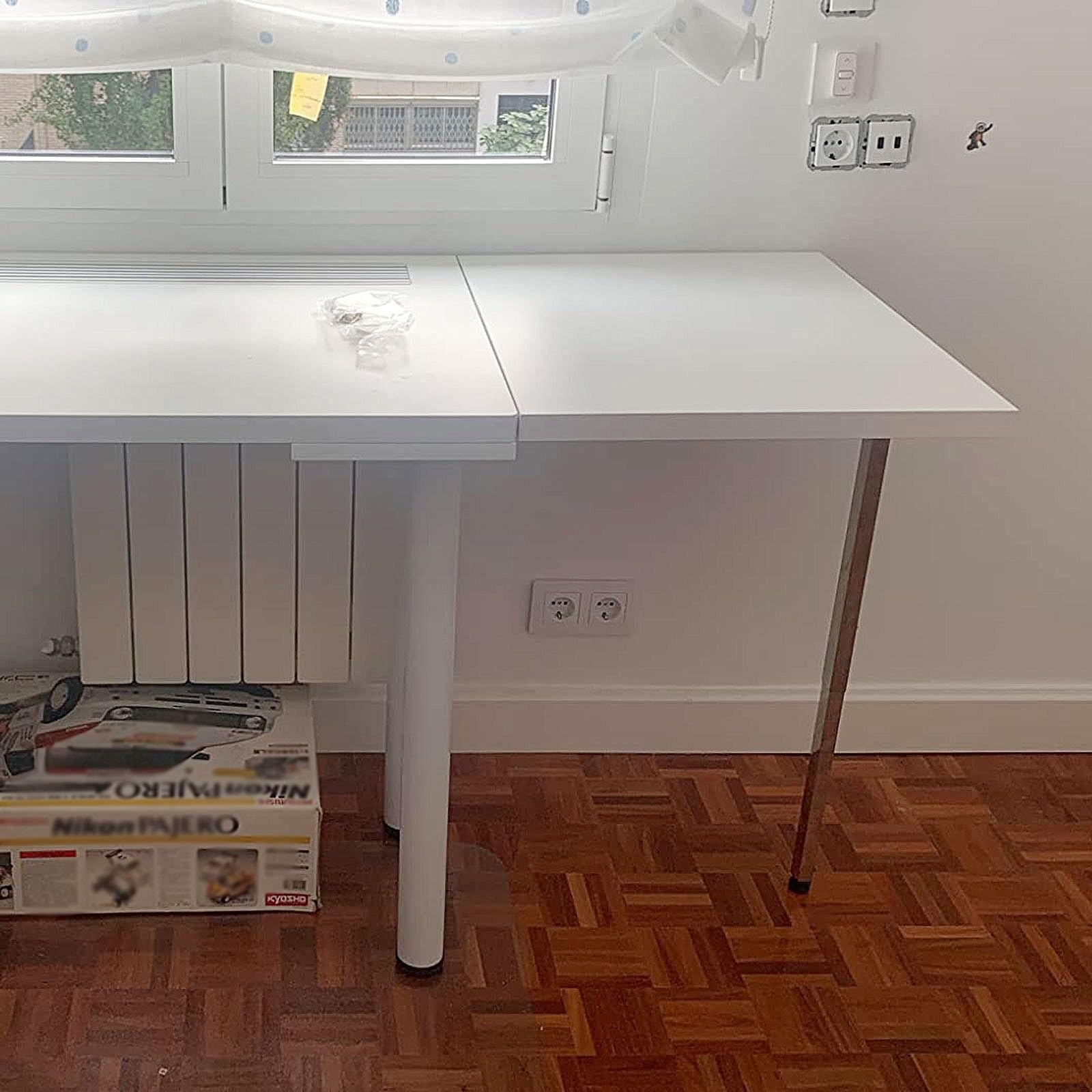 Regulowane nogi stołowe do kampera, wytrzymałe, metalowe składane nóżki stołowe, teleskopowe podparcie od 30 150 cm (37 cali/94 cm) – idealne do użytku na zewnątrz, solidne i przenośne.