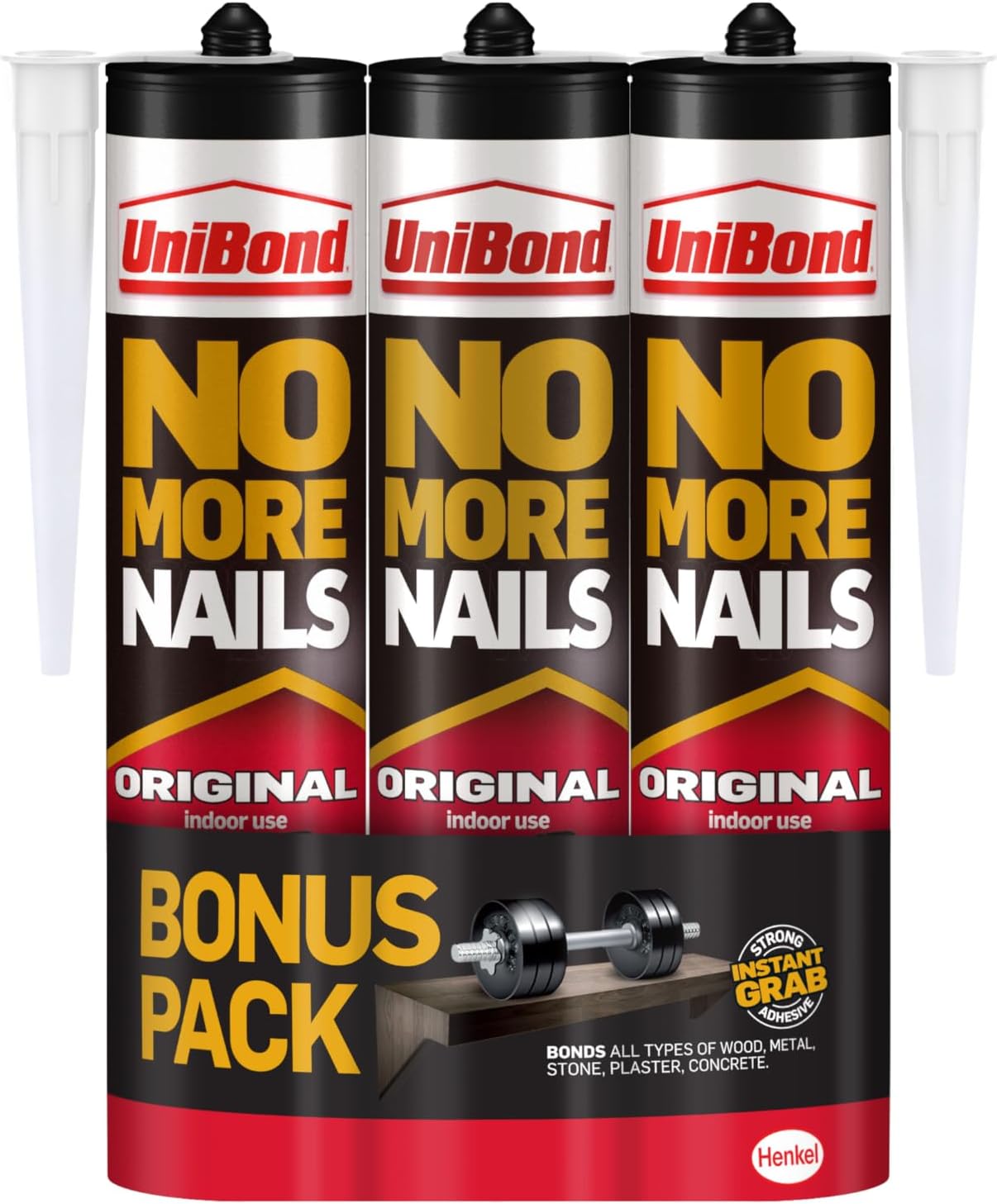 UniBond No More Nails Original 3x Pack