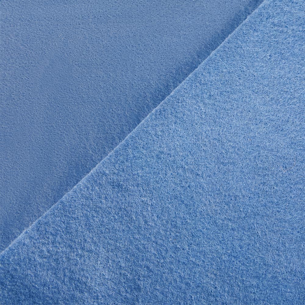 Felt Fabric Squares 10 Pack – 10"x10" (25x25cm) – Light Blue Wool Blend – Soft Craft Felt for Sewing, DIY Projects