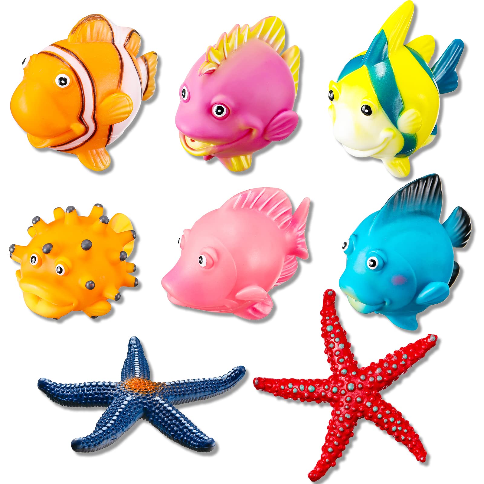 Amazon.com: 8 Pcs Diving Toys Pool Toy Colorful Ocean Animals Toys Swimming  Pool Dive Toys Starfish Sea Animal for Kids Underwater Games Throw Toy  Diving Training Gift Set for Boys Girls(Fresh Style) :
