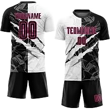 Custom Soccer Jersey Set Personalized Soccer Shirts Shorts Customize Soccer Sports Uniform for Men Women Youth Boys Girls