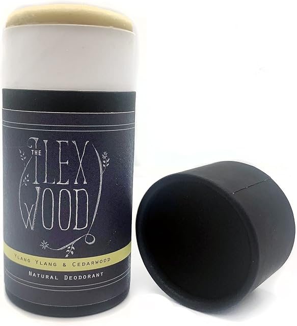 Ylang Ylang & Cedarwood Natural Deodorant - 70ml. Natural Deodorant Stick, Vegan, Plastic Free, Eco Friendly, Cruelty Free for Women & Men, Hand crafted and free from Toxins and Aluminium.