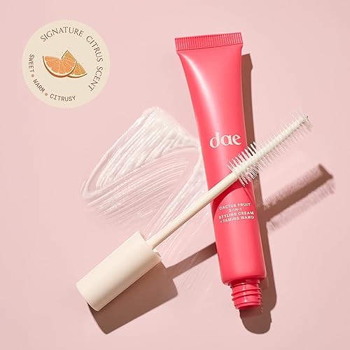 Miniatura 8 de DAE Crema de peinado 3 en 1 de cactus Fruit y varita domesticadora - Domina los vuelos, encrespamiento suave, bordes de estilo (0.6 onzas)