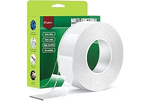 Heavy-Duty Double-Sided Nanotape for Walls and Beyond