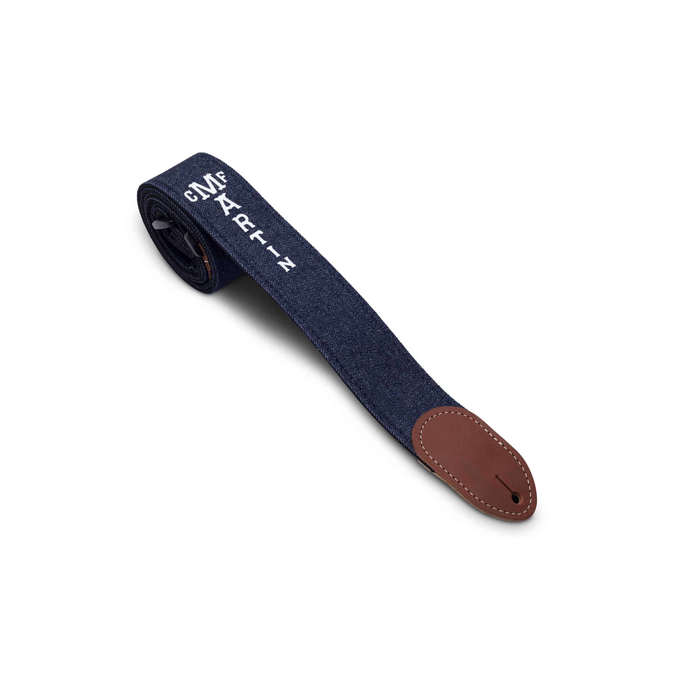 MARTIN Gitarrengurt aus umweltfreundlicher Baumwolle, blau, Denim-Optik (A0077)