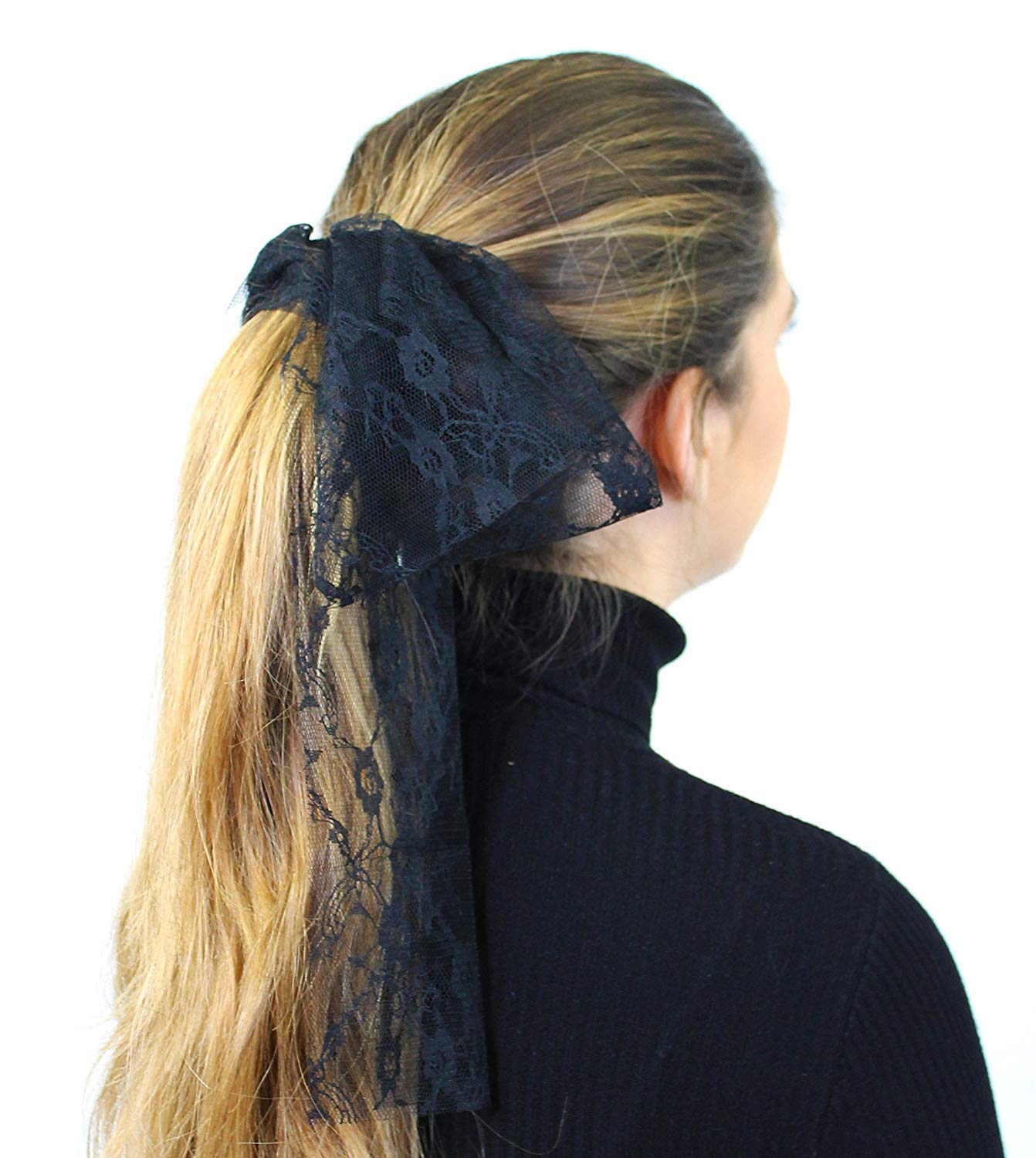 I LOVE FANCY DRESS LTD WOMEN OR MENS BLACK HAIR ACCESSORY WILD CHILD 1980'S HAIR LACE - ONLY AVAILABLE IN ONE LENGTH - (PACK OF 3) โ image 1