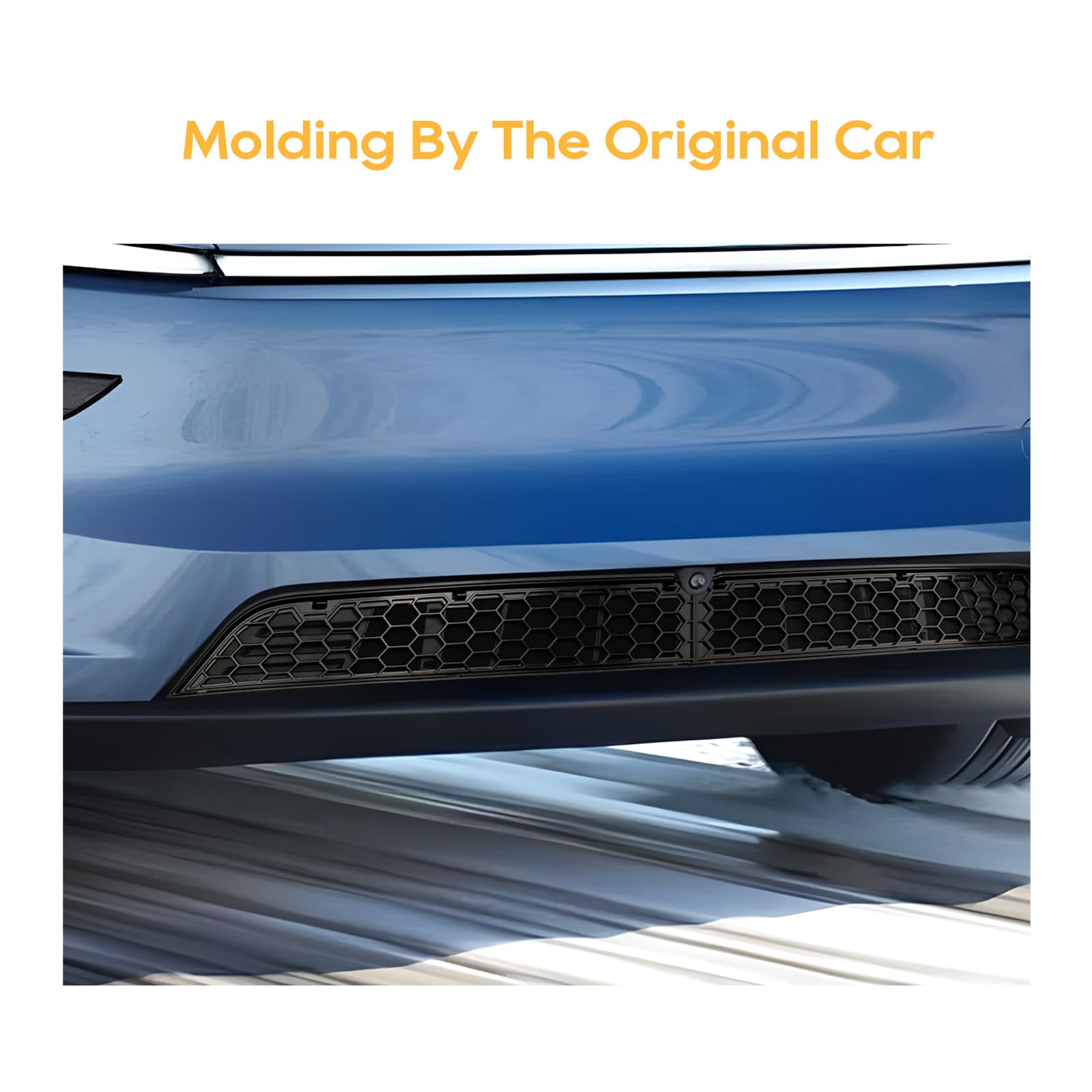 YEE PIN osłona siatki na przedni grill Tesla Model Y Juniper 2025, 2026, 2027, siatka chroniąca przed owadami, wlot powietrza, zderzak wstawki z siatki, kratka ochronna, model Y 2025, akcesoria