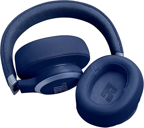 JBL Live 770 NC Wireless Over-Ear Headphones with Noise-Cancelling Technology and 65-Hour Battery Life, Blue - 2