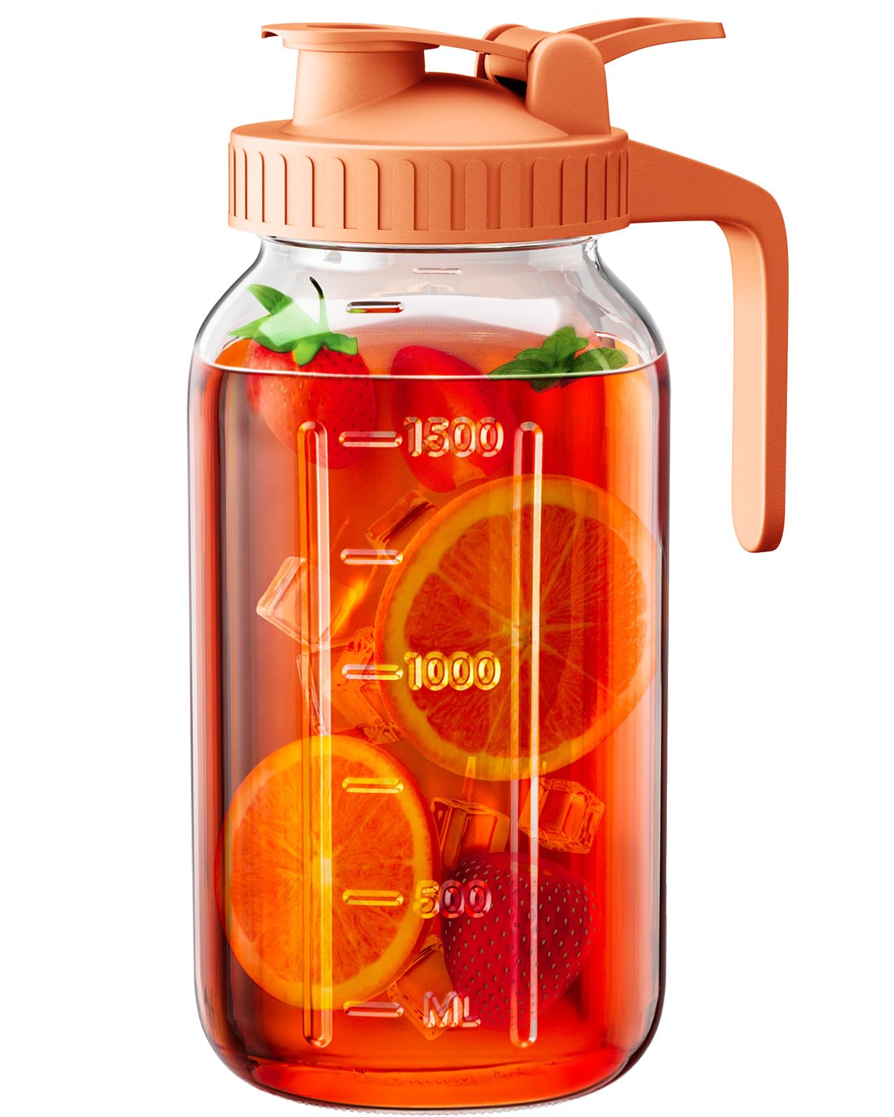 64oz Glass Pitcher - Iced Tea & Sun Tea -17
