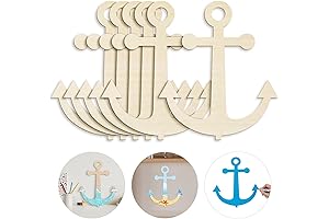 Unfinished Wooden Anchor for Crafts