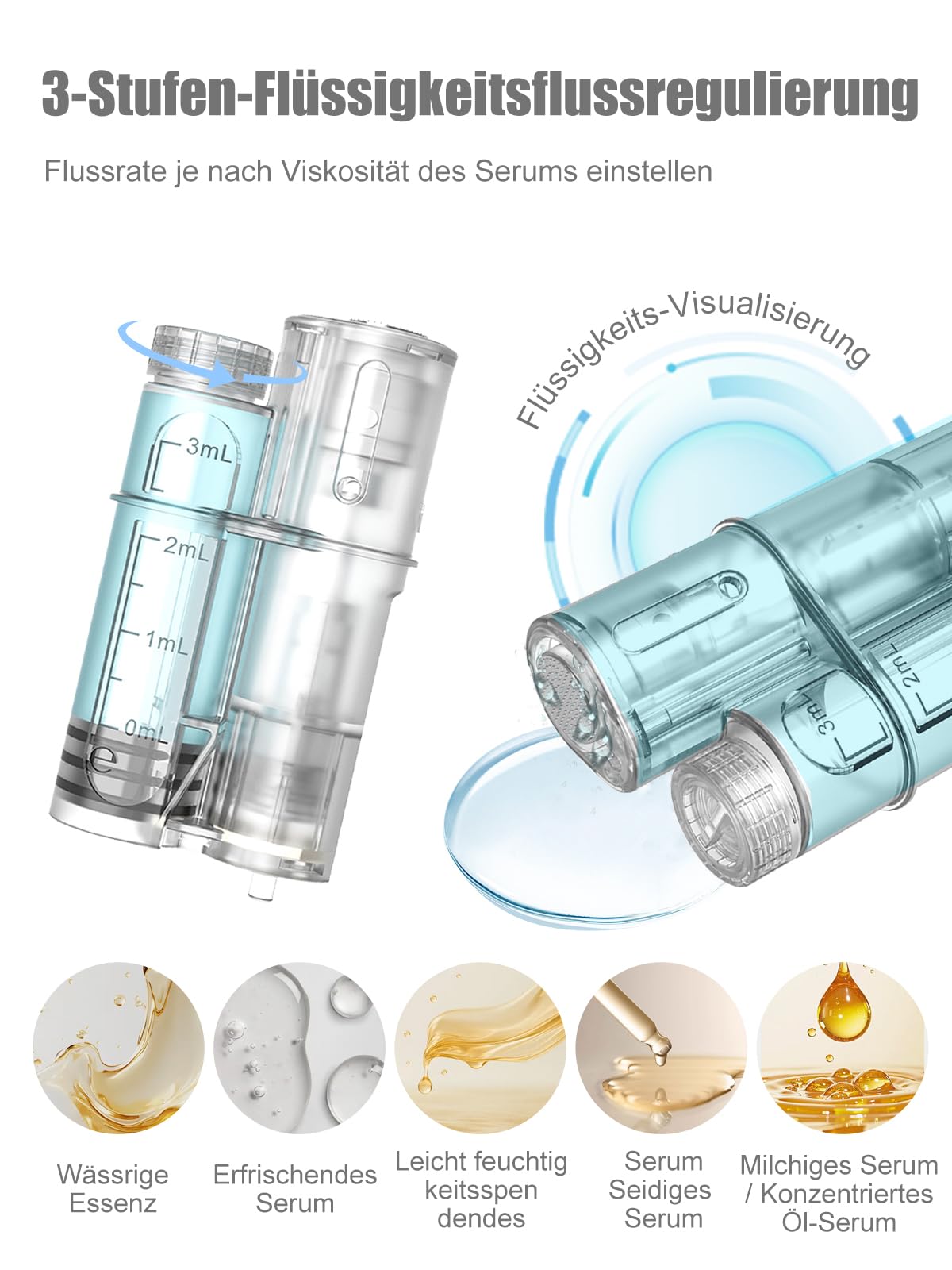 10 Stück 18 Pins dr pen H6 Microneedling Cartridges, entwickelt für Mikronadelstift dr pen H6, verwendet für Aknenarben, vertiefte Narben und Schwangerschaftsstreifen