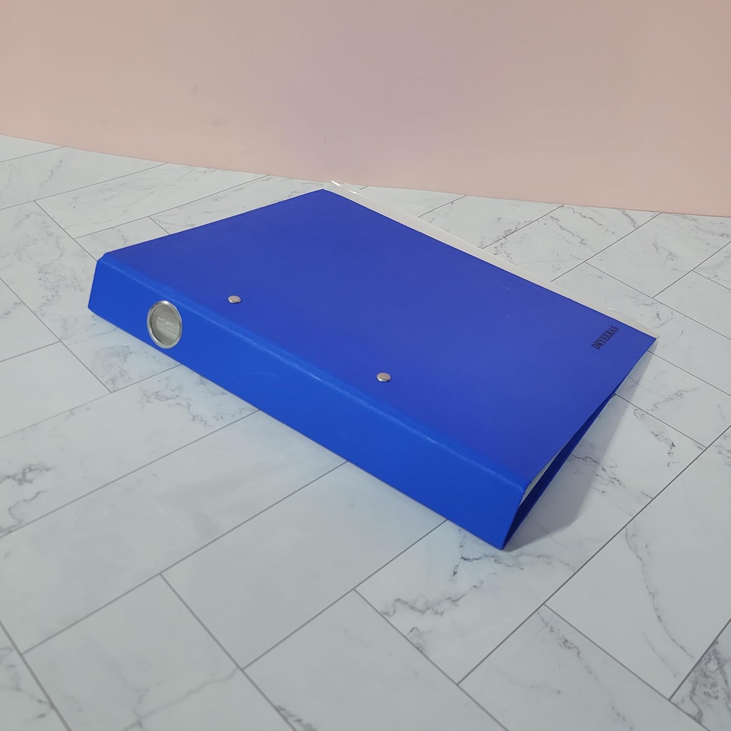 DRYEERAS Binders for the office A4 double-ring binder with transparent liner, durable document organizer suitable for school and home office use.