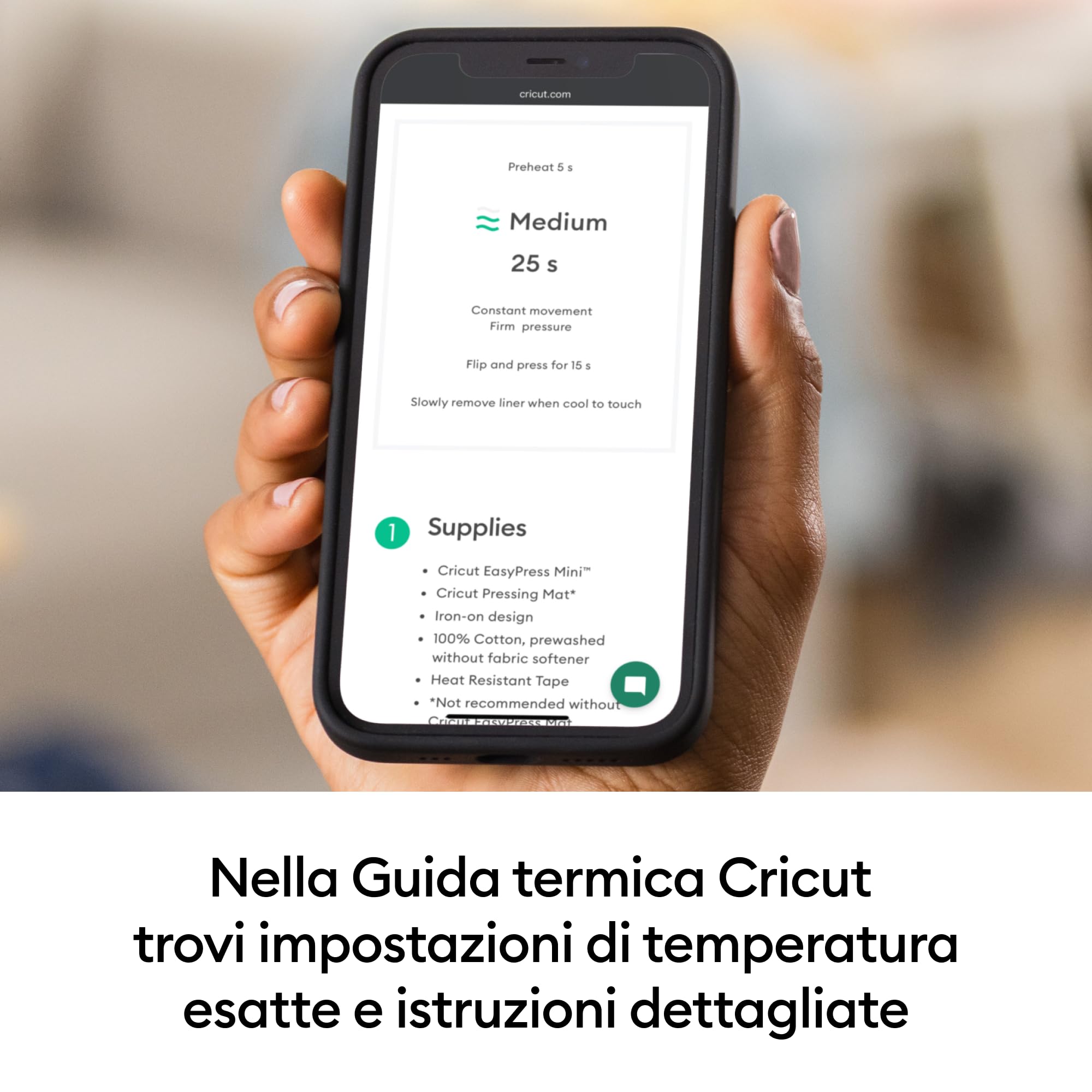 Cricut EasyPress Mini | Pressa termica compatta per termoadesivo in vinile (HTV), Inchiostro infusibile e sublimazione | Raspberry | 2026
