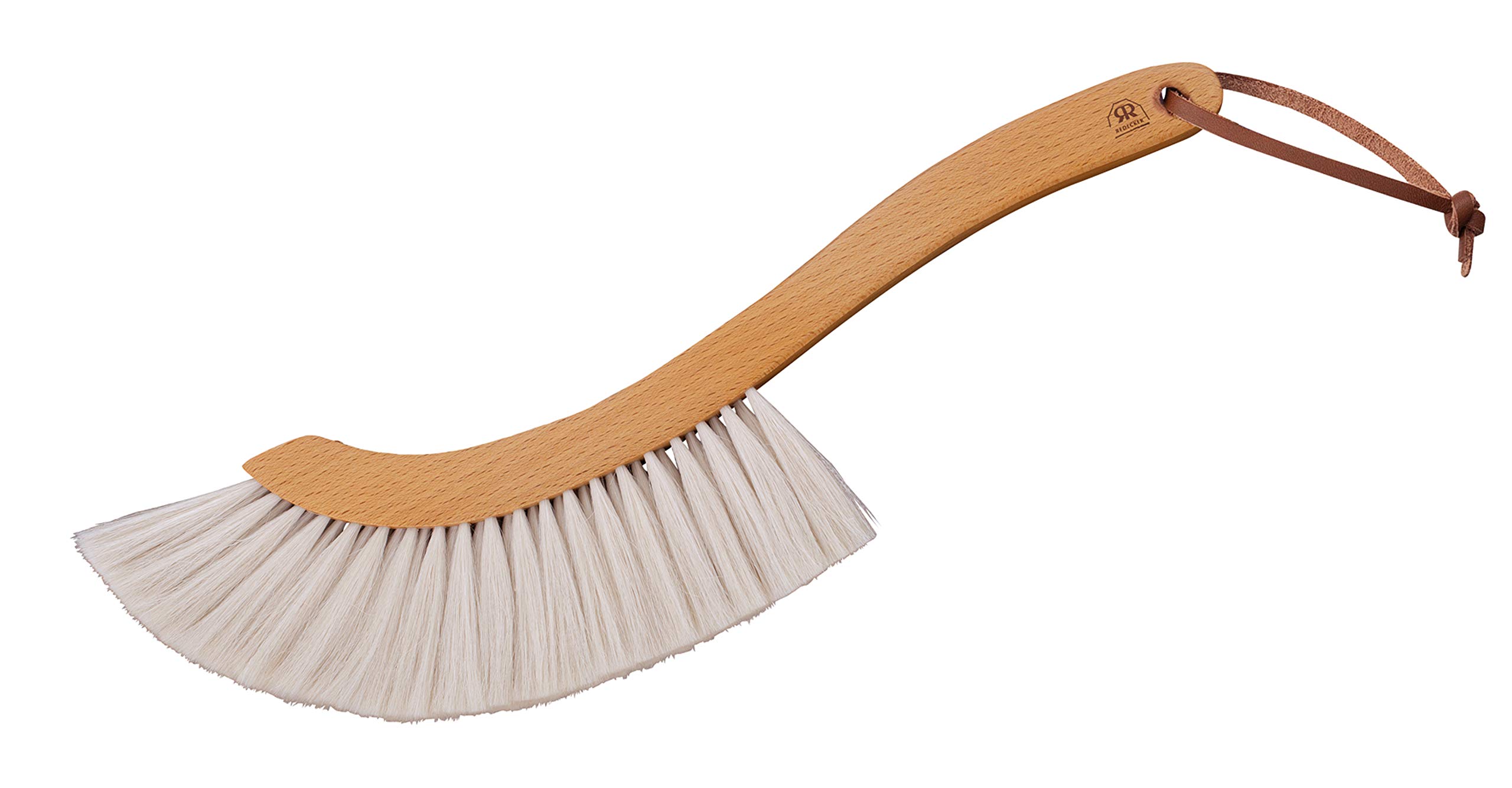 Redecker Staubbürste Sichelform, Ziegenhaar PPH 6 cm BES